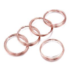 Антично-бронзовый и Голубо-патиновый Круглая медная проволока для изготовления ювелирных изделий, для изготовления ювелирных изделий, без покрытия, 26 датчик, 0.4 мм, около 5 м / рулон