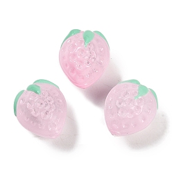 Pink Ручной работы бусины прядь, клубника, розовые, 13~14x11.5~12x10~10.5 мм, отверстие : 1.2 мм, около 30 шт / нитка, 15.55'' (39.5 см)