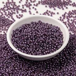 (RR2264) Fancy Lined Lavender Миюки круглые бусины рокайль, японский бисер, 8/0, (rr 2264) лаванда с причудливой подкладкой, 8/0, 3 мм, отверстие : 1 мм, Около 2111~2277 шт / 50 г
