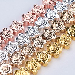 (52) Непрозрачная лаванда Немагнитные синтетический гематит бисер пряди, гладкая поверхность, подсолнечник, разноцветные, 7.5x3 мм, отверстие : 1 мм, около 57~58 шт / нитка, 15.9 дюйм (40.5 см)