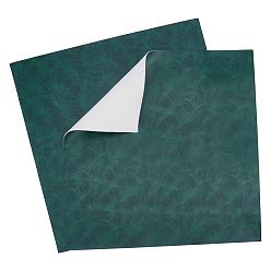 Темно-Зеленый ПВХ кожаная ткань, нашивка для ремонта кожи, для диванов, диван, мебель, место водителя, прямоугольные, темно-зеленый, 30x30 см, 2 шт / комплект