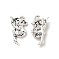 Античное Серебро Сплавочные подвески тибетского стиля, коала очарование, античное серебро, 22x15x3.5 мм, отверстие : 2 мм, Около 333 шт / 500 г