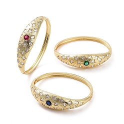 (52) Непрозрачная лаванда Браслет со звездой из кубического циркония, золотые латунные украшения для женщин, разноцветные, внутренний диаметр: 2-3/8 дюйм (5.9 см)