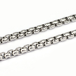 Нержавеющая Сталь Цвет Устойчивы к потускнению 304 цепи из нержавеющей стали, несварные, цвет нержавеющей стали, 3.5 мм