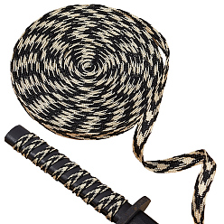 Noir 10m rubans en tissu, accessoires cadeaux, noir, 1/2 pouces (13 mm), environ 10.94 yards (10m)/ensemble