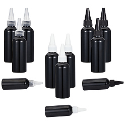 (52) Непрозрачная лаванда 12шт 3 цвета pp пластиковые бутылки для дозирования клея, с закручивающейся верхней крышкой, разноцветные, 13.3 см, емкость: 80 мл (2.71 жидких унций), 4 шт / цвет