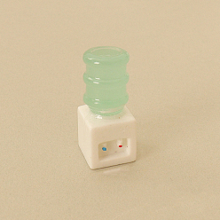 Светло-зеленый Мебель и бытовая техника мини модель из смолы, аксессуары для кукольного домика с микро-ландшафтом, притворяясь опорными украшениями, светло-зеленый, 29x13 мм