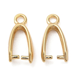 Настоящее золото 24K Латуни льда поручительств выбор щепотка, без кадмия и без свинца, реальный 24 k позолоченный, 15x7.5x4 мм, отверстие : 2 мм, штифты : 1 мм