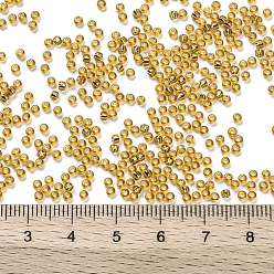 (22B) Silver Lined Medium Topaz TOHO Round Seed Beads, Japanese Seed Beads, (22B) Silver Lined Medium Topaz, 11/0, 2.2mm, Hole: 0.8mm, about 1110pcs/bottle, 10g/bottle