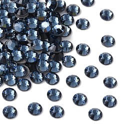 30150 Denim Blue Камни preciosa® crystal hotfix с плоской основой, чешский хрусталь, круглый(438 11 612 шатон роза вива 12 ®), 30150 джинсовый синий, ss 8 (2.3~2.5 мм)