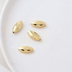 Rice Spacer бисер латунные, золотые, рис, 7x15 мм, отверстие : 2 мм