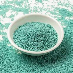 (RR412L) Непрозрачный Бирюзово-зеленый Миюки круглые бусины рокайль, японский бисер, 15/0, (rr 412 л) непрозрачный бирюзовый, 15/0, 1.5 мм, отверстия : 0.7 mm, около 250000 шт / фунт