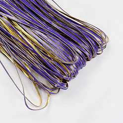 Темно-синий  Шифер PU кожаный шнур, Шнур из искусственной кожи, темно-синий, 3x1 мм, около 103.89 ярдов (95 м) / пачка