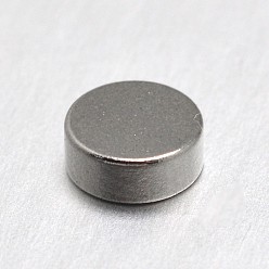 Platinum Small Circle Magnets, Button Magnets, Strong Magnets Fridge, Platinum, 6x2mm