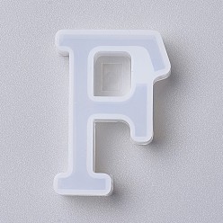 Letter F Силиконовые формы, формы для литья смолы, для уф-смолы, изготовление ювелирных изделий из эпоксидной смолы, буквы, буква f, 4.1x2.9x1.1 см