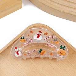 Candy Cane Заколки для волос из пвх, шоколадная конфета, 84x42x42 мм