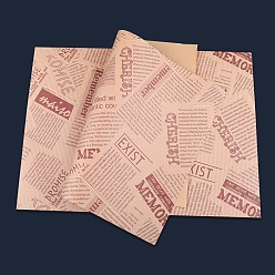 Фламинго 50шт. жиронепроницаемая упаковочная бумага, шаблон слова, для кухонных принадлежностей для выпечки, фламинго, 380x280 мм