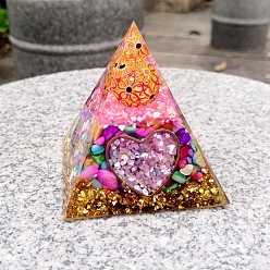 Colorful Resin Display Decoration, for Home Decoration, Colorful, 60x60x60mm