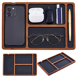 Peru Wood Desktop Storage Boxes, Rectangle, Peru, 297x195x19mm