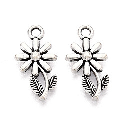 Античное Серебро Сплавочные подвески тибетского стиля, , античное серебро, 19x9.5x2 мм, отверстие : 1.8 мм, Около 1818 шт / 1000 г