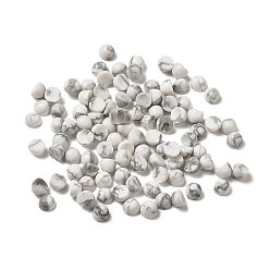 Говлит Натуральный говлит купол/полукруглые кабошоны, 3x2 мм