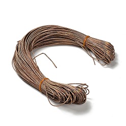 Седло Коричневый Шнур из искусственной кожи с лазерным креплением, для изготовления ювелирных изделий DIY, седло коричневый, 2 мм, Около 98~100 м / пачка