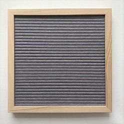 Серый Доски для писем из фетра, сменные деревянные доски для объявлений, квадратный, серые, 250x250 мм