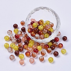 (52) Непрозрачная лаванда 5 краски окрашены спреем и выпекают крашеные бусины, круглые, разноцветные, 8 мм, отверстие : 1.3~1.6 мм