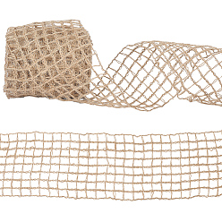 Светло-коричневый Льняная лента, для изготовления рукоделия, подарочная упаковка декор, загар, 4-1/8 дюйм (105 мм)