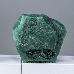 Авантюрин Украшение дисплея скульптуры из натурального авантюрина, для домашнего офисного стола, еж, 48~55x38~45 мм