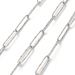 Нержавеющая Сталь Цвет 304 цепи из нержавеющей стали, пайки, текстура, цвет нержавеющей стали, 20x5x1 мм