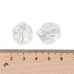 Clear AB Transparent Acrylic Pendants, Cabbage, Clear AB, 20x17x3.5mm, Hole: 1.5mm, 1111pcs/500g
