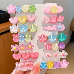 (52) Непрозрачная лаванда 14шт. акриловые заколки для волос из кожи аллигатора, аксессуары для волос для женщин и девочек, разноцветные, 35 мм