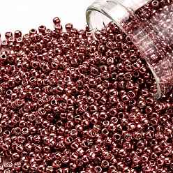 (573) Burnt Copper Metallic Круглые бусины toho, японский бисер, (573) обожженный медный металлик, 11/0, 2.2 мм, отверстие : 0.8 мм, Около 50000 шт / фунт