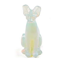 Опал Опалитовые украшения для дома в форме египетской кошки, украшение рабочего стола для дома, автомобиля, офиса, 80x30 мм