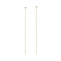 Real 14K Gold Filled 1/20 14k позолоченные булавки с плоской головкой, real 14 k золото заполнено, 25 мм, 26 датчик