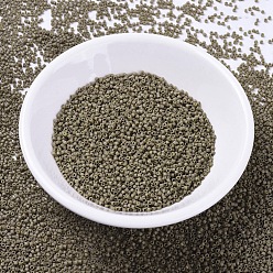 (DB0390) Матовый Непрозрачный Блеск Зеленого Чая Бусины miyuki delica, цилиндр, японский бисер, 11/0, (дб 0390) матовый матовый зеленый чайный глянец, 1.3x1.6 мм, отверстия: 0.8 мм, около 10000 шт / мешок, 50 г / мешок