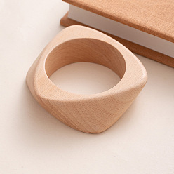 Персиковый Слойка Ретро-браслеты из дерева, самородки, розовые, 1-1/8 дюйм (3 см), внутренний диаметр: 2-5/8 дюйм (6.8 см)