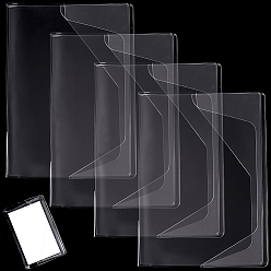 Clear PVC Book Covers, Rectangle, Clear, 355x240x0.7mm