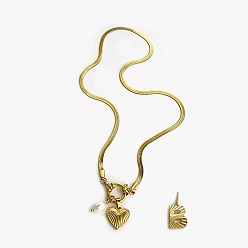 Letter B 304 ожерелья из нержавеющей стали с подвесками в виде букв и сердец для женщин, с натуральным пресноводным жемчугом, цветочный белый, золотые, В письме, 18.23 дюйм (46.3 см)