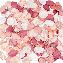 Pink Искусственный полиэстер петалина, свадебное оформление, розовые, 40x30x0.2 мм