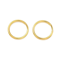 Золотой Железные разрезные кольца, золотые, 15x2 мм, внутренний диаметр: 12.5 мм