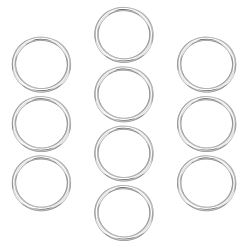 Нержавеющая Сталь Цвет 304 нержавеющей стали связывающий кольца, обруч для макраме, круглые кольца, цвет нержавеющей стали, 60x5 мм, внутренний диаметр: 50 мм
