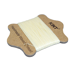 Кукурузный Шелк Вощеный нейлоновый шнур, цвет колоса кукурузы, 0.65 мм, около 21.87 ярдов (20 м) / карту