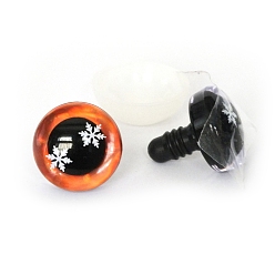 Помидор Снежинка узор пластиковая кукла безопасность ремесло глаз, с распоркой, для поделок куклы игрушки кукольные плюшевые животные изготовление, помидор, 16 мм