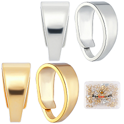 Золотой & Серебряный 100шт. 2 цвета латунь защелка на дужках, без кадмия и без свинца, золотой и серебряный, 7x5x3 мм, 50 шт / цвет