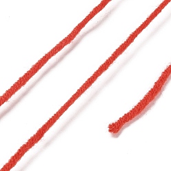 Crimson Milk Cotton Knitting Acrylic Fiber Yarn, 4-Ply Crochet Yarn, Punch Needle Yarn, Crimson, 2mm