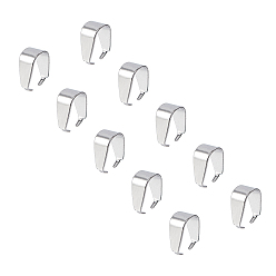 Нержавеющая Сталь Цвет 304 из нержавеющей стали оснастки на поруки, цвет нержавеющей стали, 9x7x4 мм, 300 шт / коробка