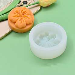 Цветок Силиконовые формы для свечей своими руками, для изготовления ароматических свечей, гибискус, цветок, 8.2x3 см