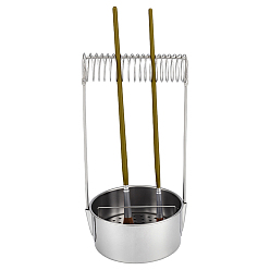 Нержавеющая Сталь Цвет Портативная мойка для художественных кистей из нержавеющей стали, Очиститель для кистей с бачком для промывки и съемной сеткой., цвет нержавеющей стали, 115x106x215 мм